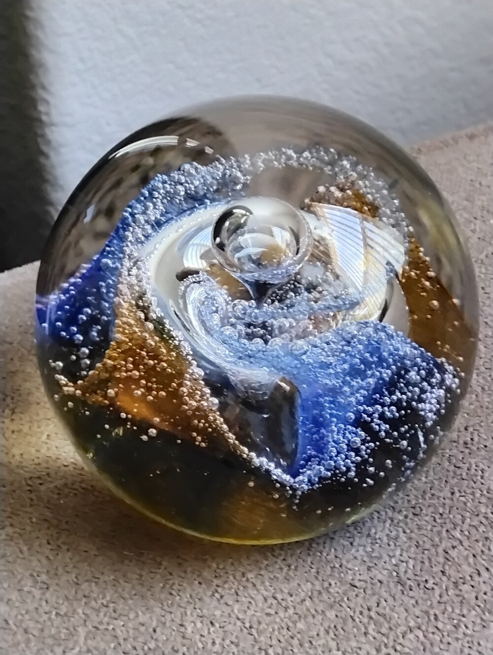 Vintage Caithness Scotland 'Cosmos' Art Glass Paperweight - Signed & Numbered - Picture 7 of 8